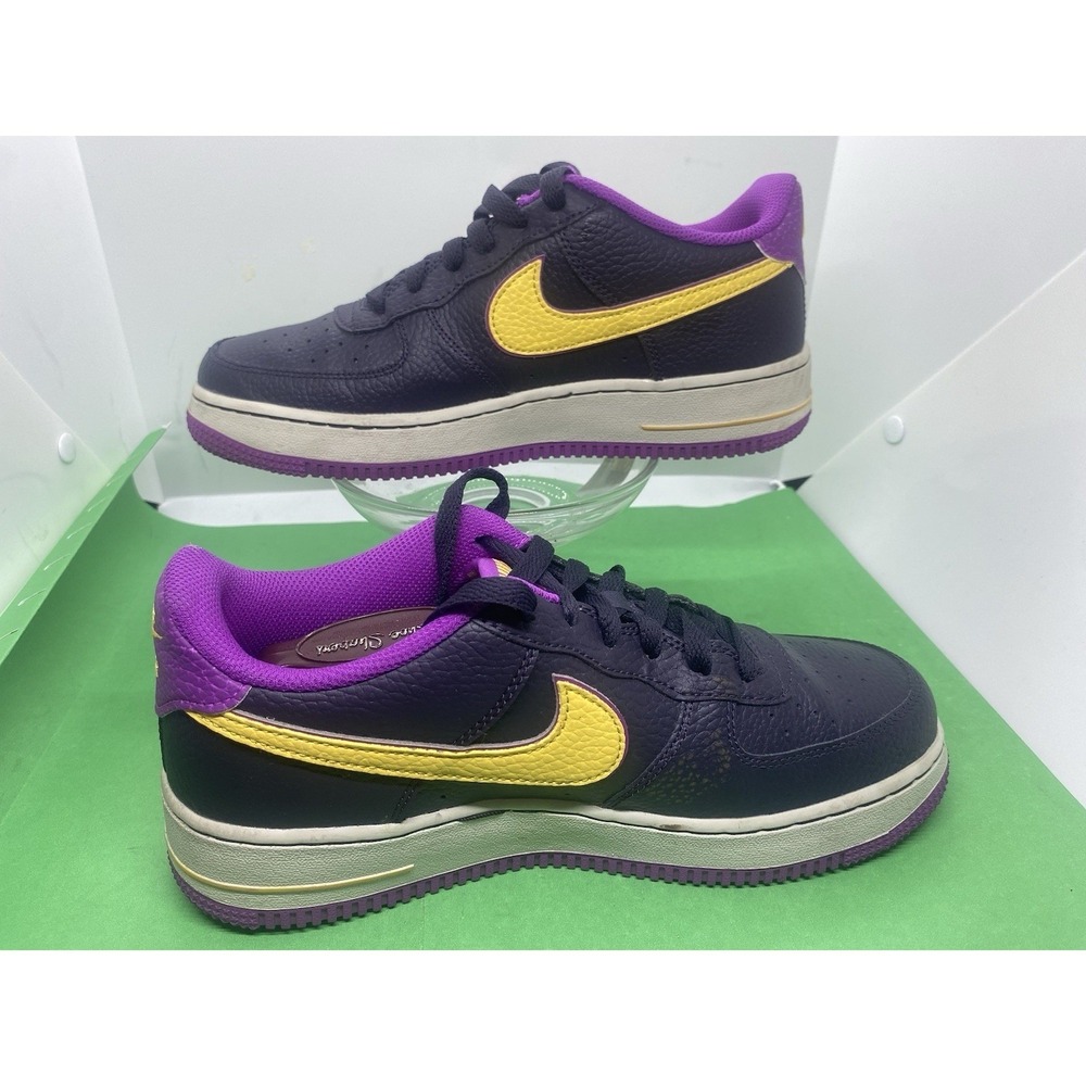 Nike Air Force 1 Cave Purple Solar Flare DX5805-500 Gradeschool 7Y